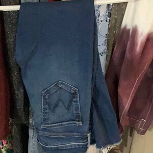 Mother Denim Distressed Hem